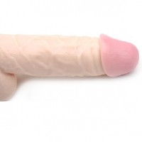 Dong 8" Realistic Thick Flesh Color